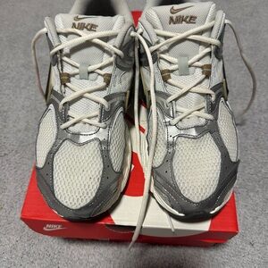 Nike White and Gray Sneakers